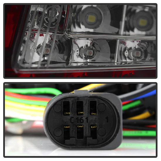 Fits Porsche 997 05-08 LED Tail Lights - Red Smoke - Image 7