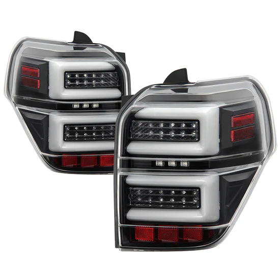 Fits ( Spyder ) Toyota 4Runner 2010 - 2023 LED Tail Lights - Sequential Turn Signal - Black