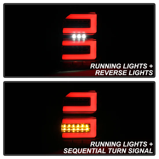 Fits ( Spyder ) Toyota 4Runner 2010 - 2023 LED Tail Lights - Sequential Turn Signal - Black - Image 7