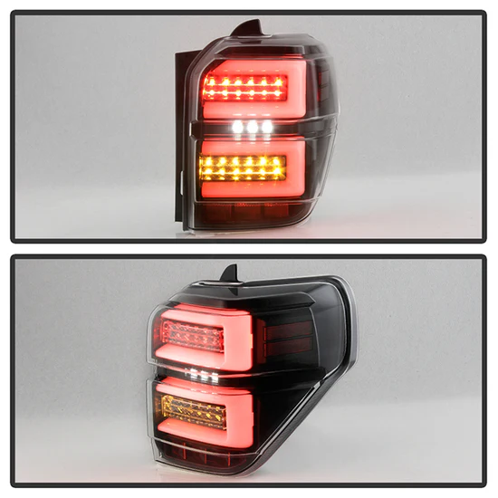 Fits ( Spyder ) Toyota 4Runner 2010 - 2023 LED Tail Lights - Sequential Turn Signal - Black - Image 3
