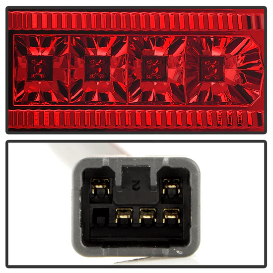 Fits Scion XB 03-07 Version 2 LED Tail Lights - Red Clear - Image 4