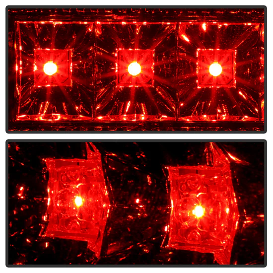 Fits Scion XB 03-07 Version 2 LED Tail Lights - Red Clear - Image 6