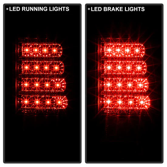 Fits Scion XB 03-07 Version 2 LED Tail Lights - Red Clear - Image 5