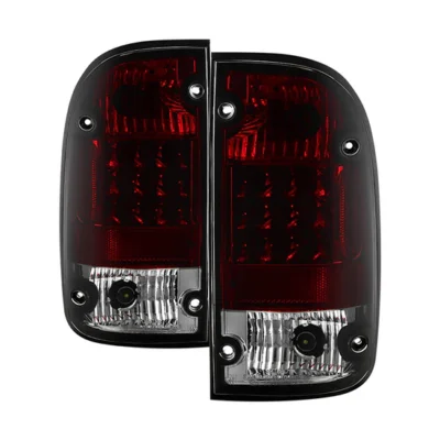 Fits Toyota Tacoma 95-00 LED Tail Lights - Red Smoke