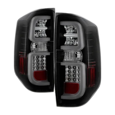 Fits ( Spyder ) Toyota Tundra 2014-2019 Light Bar LED Tail Lights - Black Smoke