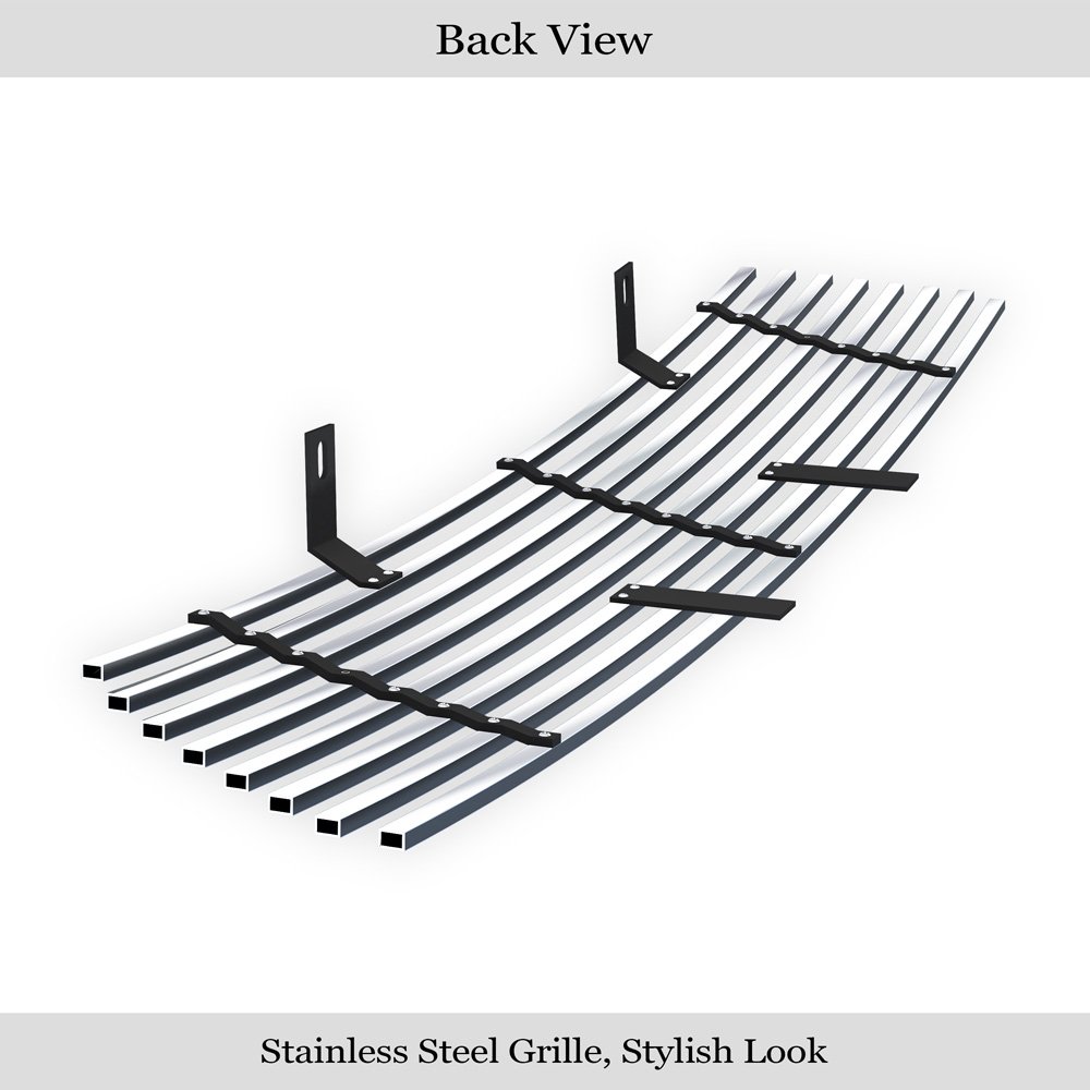 Fits 2006-2007 Saturn Vue Not For Red Line Lower Bumper Stainless Steel Billet Grille - Image 2