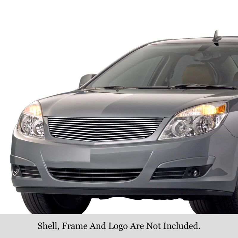 Fits 2007-2009 Saturn Aura Main Upper Stainless Steel Billet Grille - Image 3