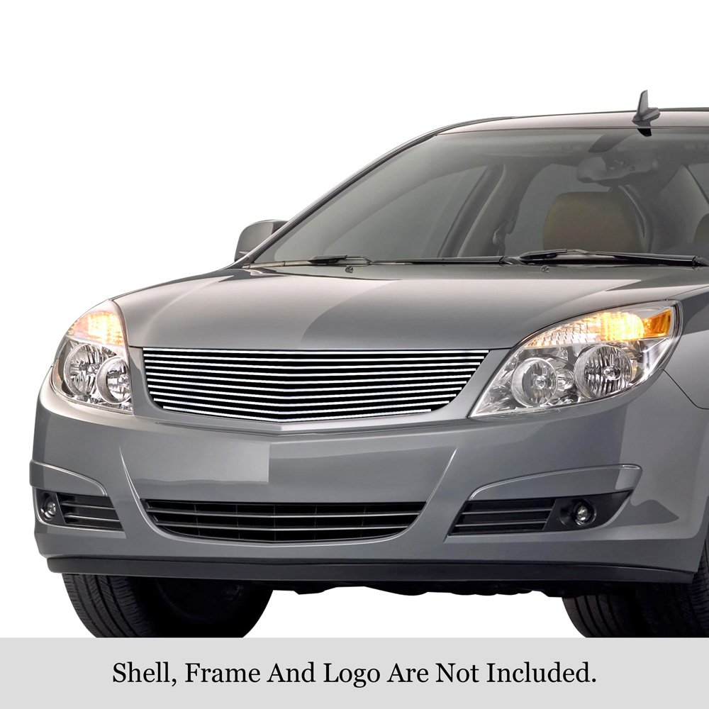 Fits 2007-2009 Saturn Aura Main Upper Stainless Steel Billet Grille - Image 3