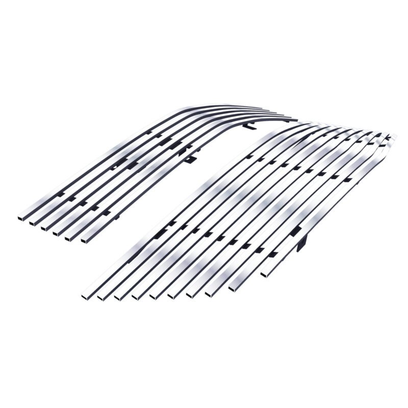 Fits 2007-2009 Saturn Aura Main Upper + Lower Bumper Stainless Steel Billet Grille