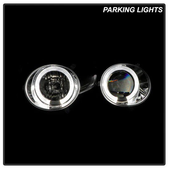 Fits ( Spyder Signature ) Acura Integra 94-97 Projector Headlights - LED Halo -Chrome - High H1 (Included) - Low 9006 (Included) - Image 6