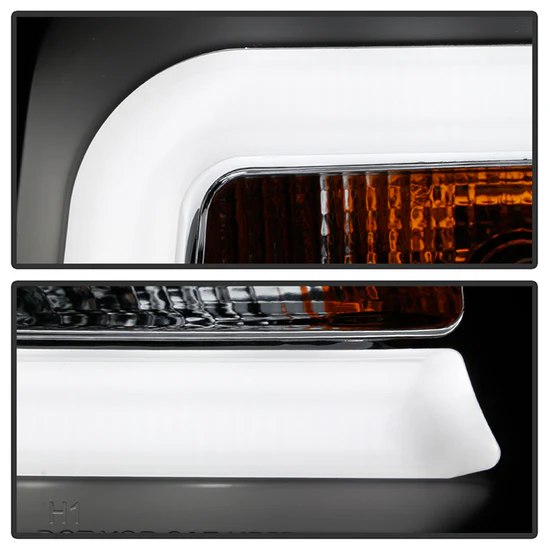 Fits ( Spyder Signature ) Chrysler 300C 05-10 Projector Headlights - LED DRL - Black - High/Low H7 (Included) - Image 2