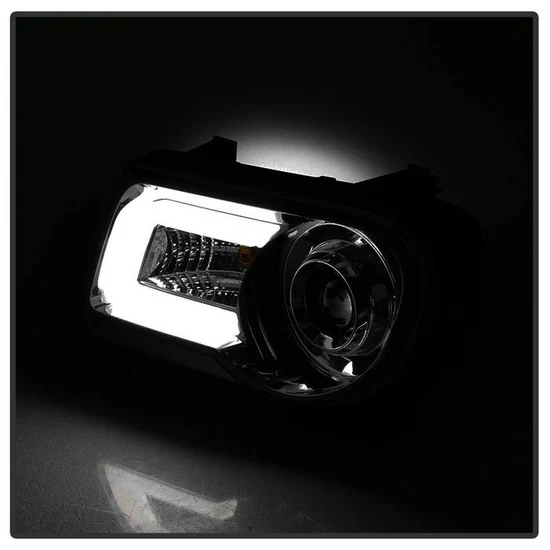 Fits ( Spyder Signature ) Chrysler 300C 05-10 Projector Headlights - LED DRL - Smoke - High/Low H7 (Included) - Image 4