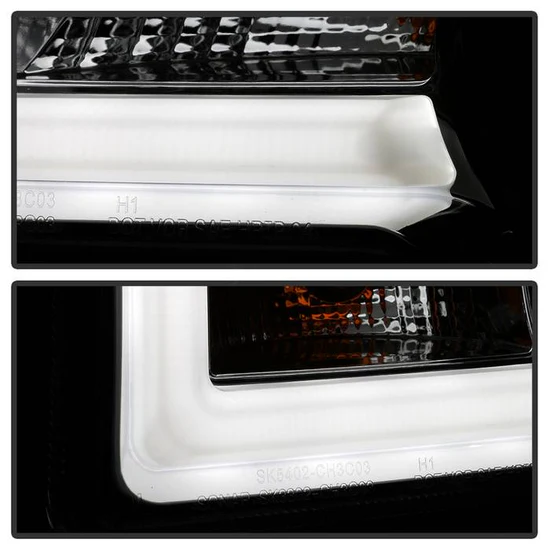 Fits ( Spyder Signature ) Chrysler 300C 05-10 Projector Headlights - LED DRL - Smoke - High/Low H7 (Included) - Image 3