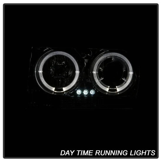 Fits ( Spyder Signature ) Chrysler 300 05-08 Projector Headlights - LED Halo - LED ( Replaceable LEDs ) - Smoke - High H1 (Included) - Low 9006 (Not Included) - Image 8