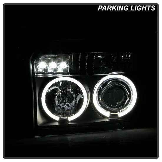 Fits ( Spyder Signature ) Dodge Dakota 05-07 Projector Headlights - LED Halo - Black - High H1 (Included) - Low H1 (Included) - Image 9