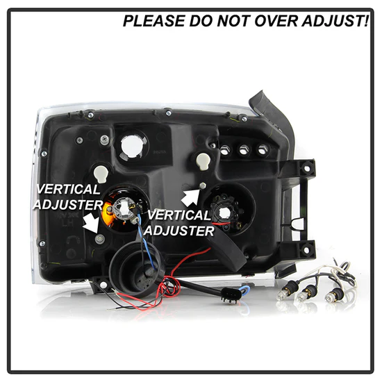 Fits ( Spyder Signature ) Dodge Dakota 05-07 Projector Headlights - LED Halo - Black - High H1 (Included) - Low H1 (Included) - Image 6