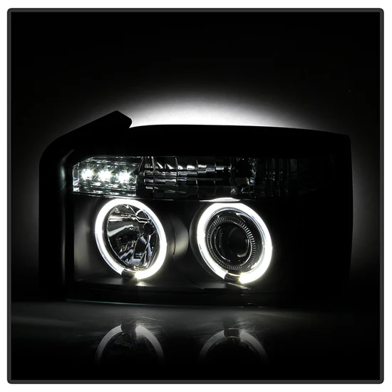Fits ( Spyder Signature ) Dodge Dakota 05-07 Projector Headlights - LED Halo - Black - High H1 (Included) - Low H1 (Included) - Image 3