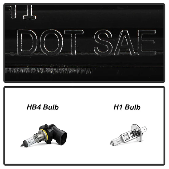 Fits ( Spyder Signature ) Dodge Dakota 97-04 / Durango 98-03 1PC Projector Headlights - CCFL Halo - LED ( Replaceable LEDs ) - Black - High H1 (Included) - Low 9006 (Included) - Image 5