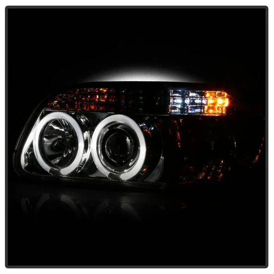 Fits ( Spyder Signature ) Ford Explorer 95-01 1PC Projector Headlights - LED Halo - Chrome - High H1 (Included) - Low H1 (Included) - Image 3