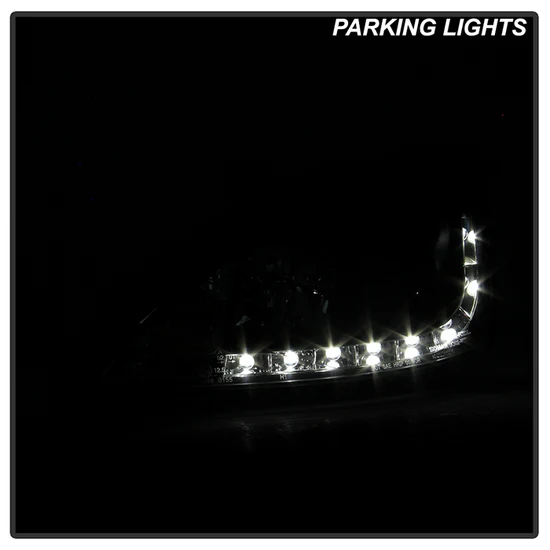 Fits ( Spyder Signature ) Ford Focus 00-04 Projector Headlights - ( Do Not Fit SVT Model ) - DRL - Black - High H1 (Included) - Low H1 (Included) - Image 7