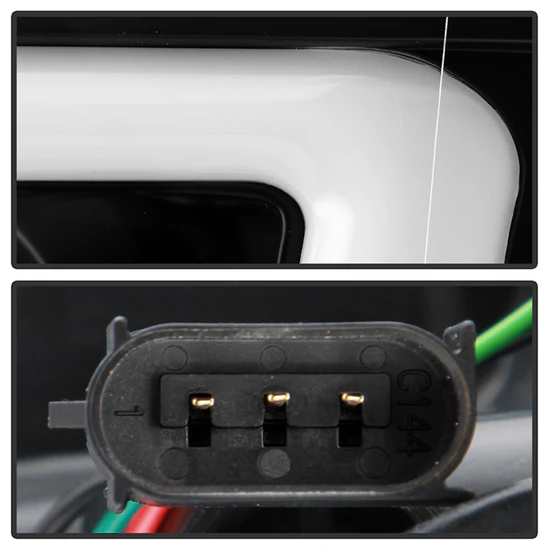 Fits ( Spyder Signature ) Ford F150 13-14 Projector Headlights - Factory Xenon Model Only ( Not Compatible With Halogen Model ) - Light Bar DRL - Black - High/Low D3S (Not Included) - Image 6