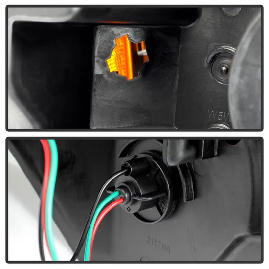 Fits ( Spyder Signature ) Ford F150 13-14 Projector Headlights - Factory Xenon Model Only ( Not Compatible With Halogen Model ) - Light Bar DRL - Chrome - High/Low D3S (Not Included) - Image 2