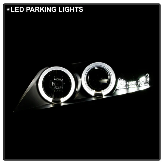 Fits ( Spyder Signature ) Pontiac G6 2/4DR 05-08 Projector Headlights - LED Halo - LED ( Replaceable LEDs ) - Black - High H1 (Included) - Low H1 (Included) - Image 7