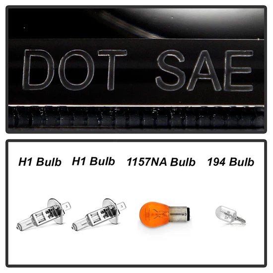 Fits ( Spyder Signature ) Pontiac G6 2/4DR 05-08 Projector Headlights - LED Halo - LED ( Replaceable LEDs ) - Black - High H1 (Included) - Low H1 (Included) - Image 4