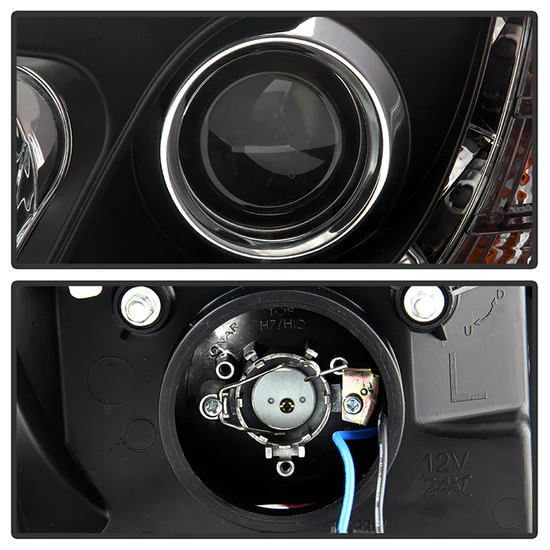 Fits ( Spyder Signature ) Pontiac G8 08-09 Projector Headlights - DRL - Black - High H1 (Included) - Low H7 (Included) - Image 8