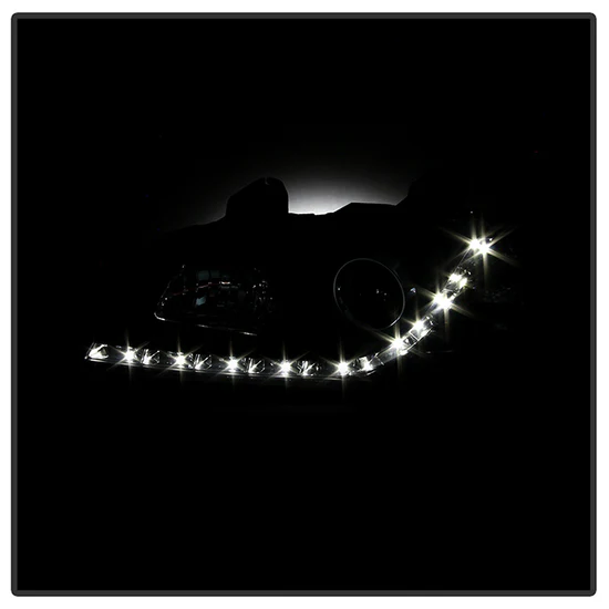 Fits ( Spyder Signature ) Pontiac G8 08-09 Projector Headlights - DRL - Black - High H1 (Included) - Low H7 (Included) - Image 4