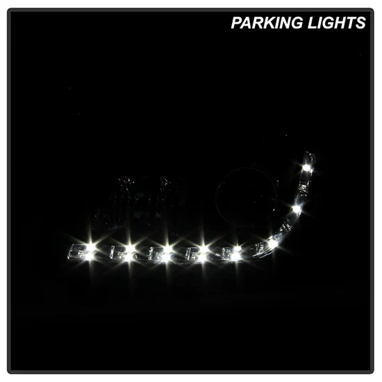 Fits ( Spyder Signature ) Pontiac G8 08-09 Projector Headlights - DRL - Black - High H1 (Included) - Low H7 (Included) - Image 2