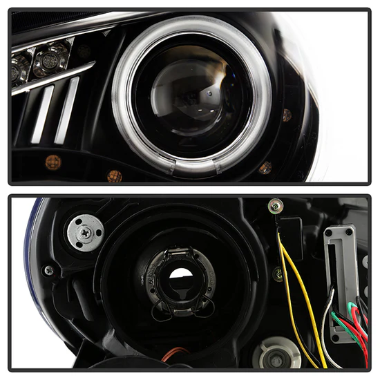 Fits ( Spyder Signature ) Scion FRS 12-19 / 17-19 Toyota 86 (Halogen model only) Projector Headlights - CCFL Halo - DRL LED - Black - Image 8