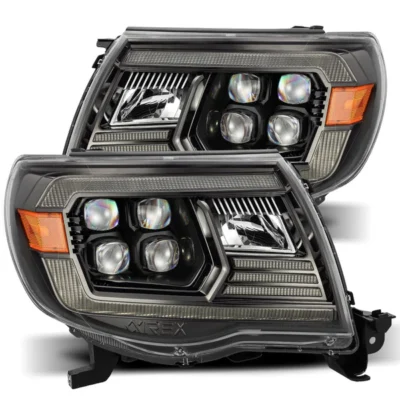 Fits 05-11 Toyota Tacoma NOVA-Series LED Projector Headlights Alpha-Black
