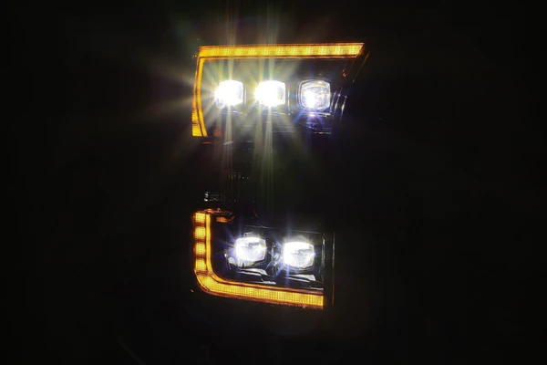 Fits 15-17 Ford F150 / 17-20 F150 Raptor NOVA-Series LED Projector Headlights Black - Image 3