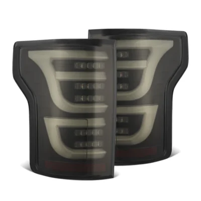 Fits 15-20 Ford F150 LUXX-Series LED Tail Lights Black