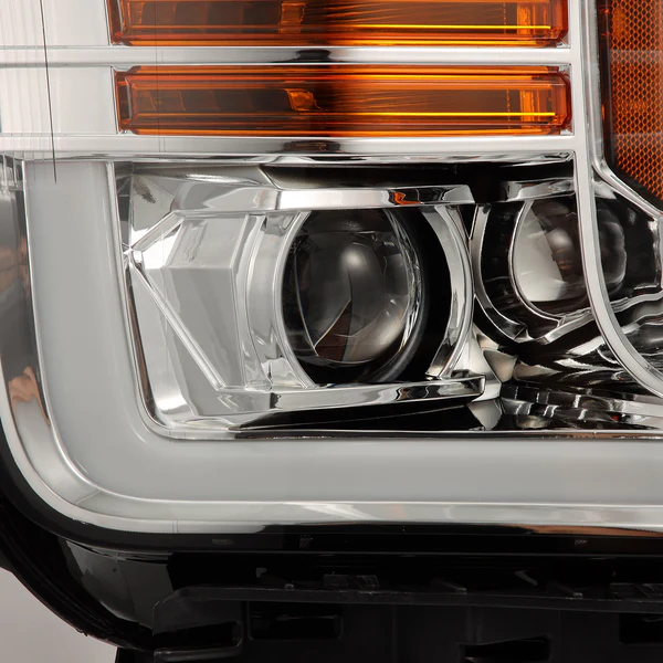 Fits 18-20 Ford F150 LUXX-Series LED Projector Headlights Chrome - Image 3