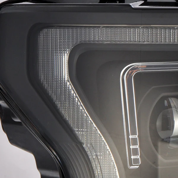 Fits 18-20 Ford F150 (MK II 14th Gen Style) LUXX-Series LED Projector Headlights Black - Image 3