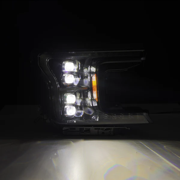 Fits 18-20 Ford F150 (MK II 14th Gen Style) NOVA-Series LED Projector Headlights Alpha-Black - Image 3