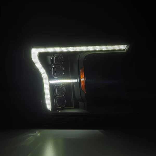 Fits 18-20 Ford F150 (MK II 14th Gen Style) NOVA-Series LED Projector Headlights Black - Image 3