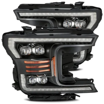 Fits 18-20 Ford F150 NOVA-Series LED Projector Headlights Black