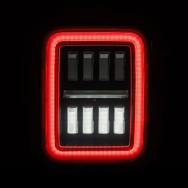 Fits 19-25 Jeep Gladiator JT NOVA-Series Prismatic LED Tail Lights Alpha-Black (ETA late Oct) - Image 8