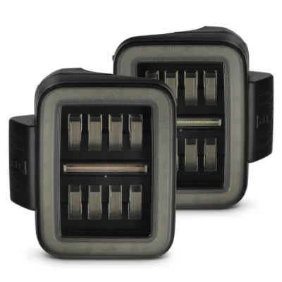 Fits 19-25 Jeep Gladiator JT NOVA-Series Prismatic LED Tail Lights Alpha-Black (ETA late Oct)