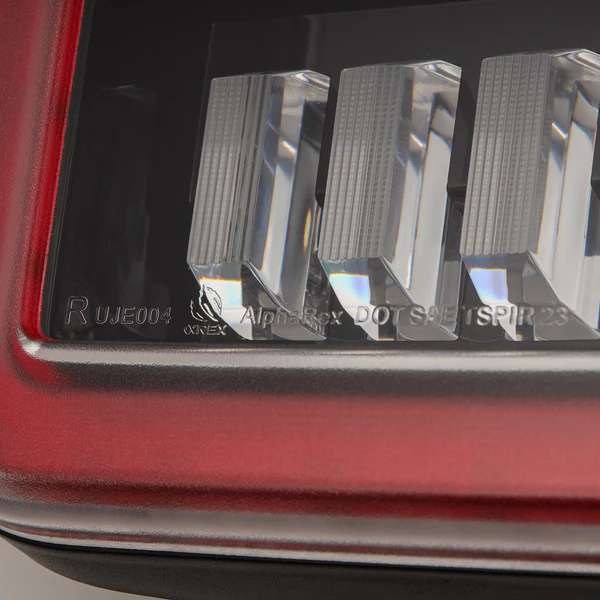 Fits 19-25 Jeep Gladiator JT NOVA-Series Prismatic LED Tail Lights Black-Red - Image 6