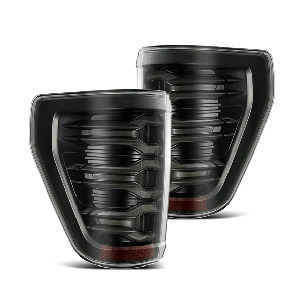 Fits 21-23 Ford F150 LUXX-Series LED Tail Lights Alpha-Black