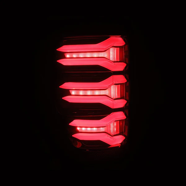 Fits 21-23 Ford F150/F150 Raptor LUXX-Series LED Tail Lights Black-Red - Image 6