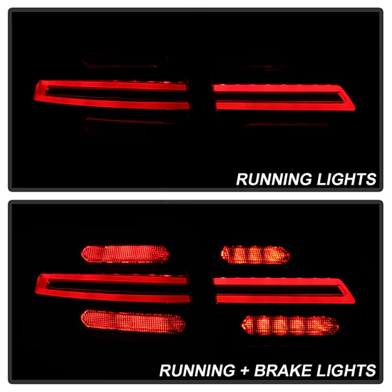Fits ( Spyder ) Porsche Cayenne 958 2011-2014 LED Tail Lights - Sequential Signal - Red Smoke - Image 11