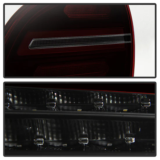 Fits ( Spyder ) Porsche Cayenne 958 2011-2014 LED Tail Lights - Sequential Signal - Red Smoke - Image 8