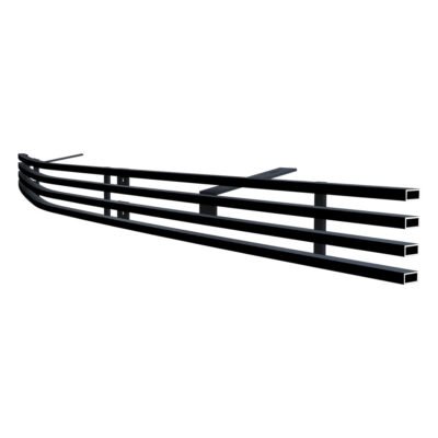 Fits  2005-2009 Cadillac SRX Lower Bumper Black Stainless Steel Billet Grille