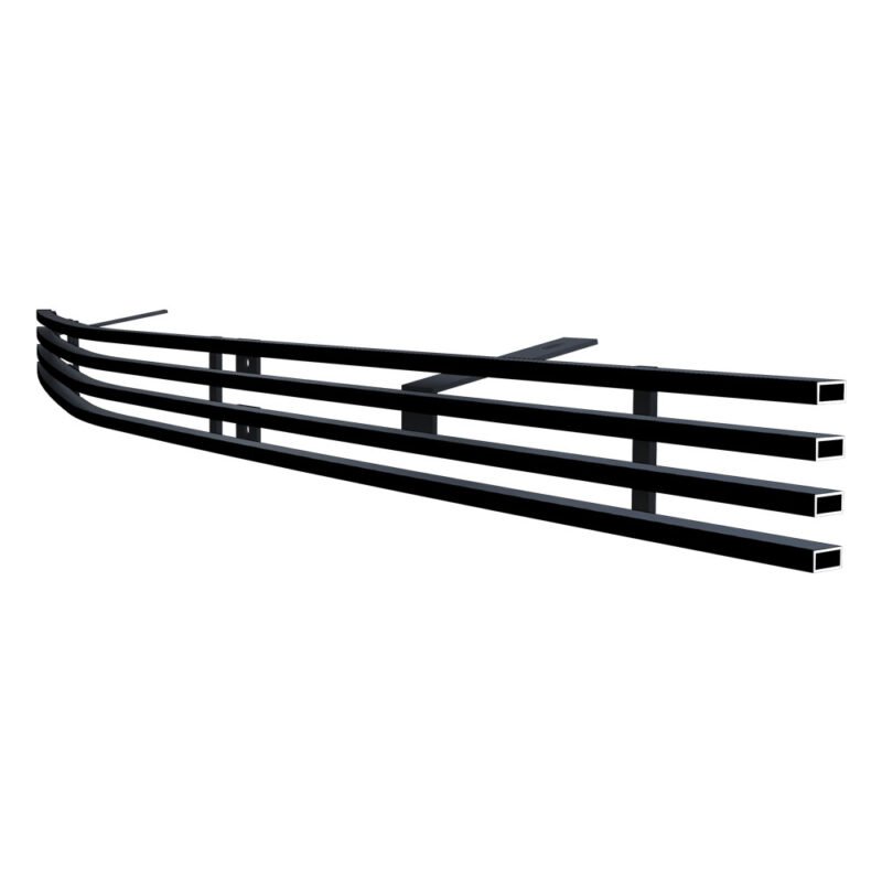 Fits  2005-2009 Cadillac SRX Lower Bumper Black Stainless Steel Billet Grille