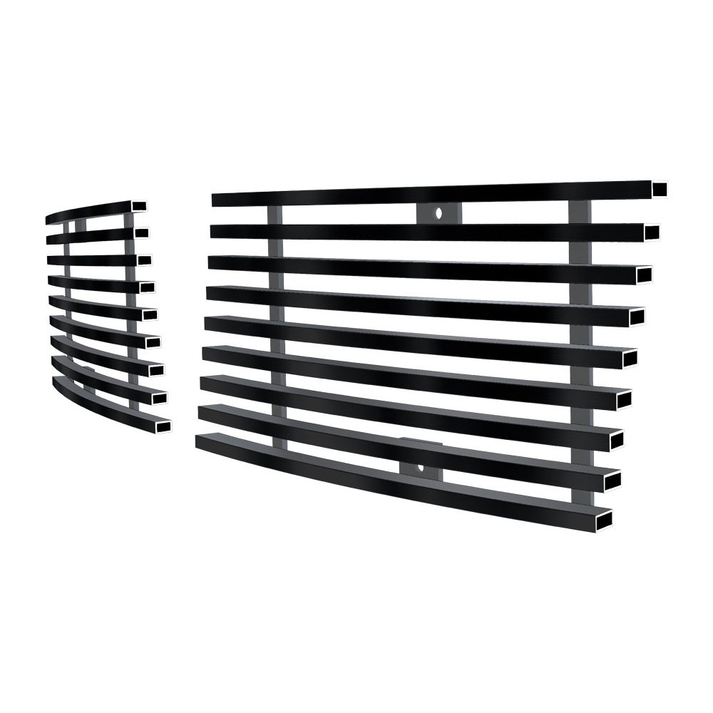 Fits 2007-2014 Cadillac Escalade Not Fit ESV Platinum And Hybrid Models Without Tow hook Tow Hook Black Stainless Steel Billet Grille